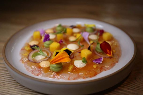 Ibizan Shrimp Carpaccio